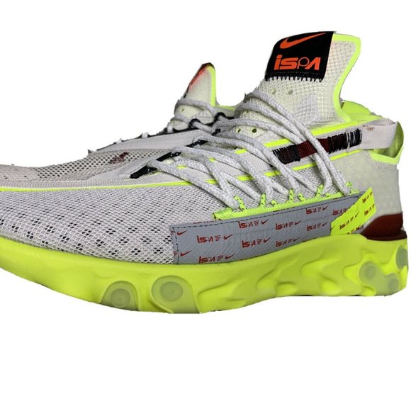 Men’s Nike React Runner ISPA. Platinum Tint/Volt G - Picture 8 of 8